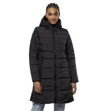 Jack Wolfskin Wintermantel Eisbach Coat (winddicht, wasserabweisend, PFC-frei) phantomgrau Damen